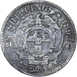 1893 South Africa  2 1/2 Shillings - Silver Coin