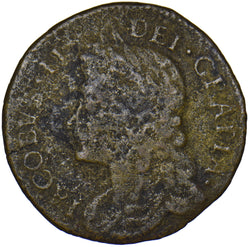 1689 (July) Ireland Gunmoney Sixpence - James II Copper/Brass Coin