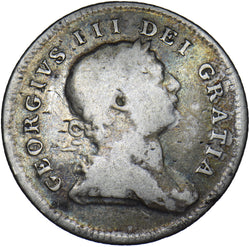 1805 Ireland 10 Pence Bank Token - Silver Coin