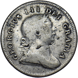 1805 Ireland 10 Pence Bank Token - Silver Coin