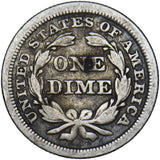 1855 USA Dime - Silver Coin