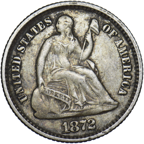 1872 USA Half Dime - Silver Coin