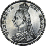 1889 Double Florin - Victoria British Silver Coin - Very Nice