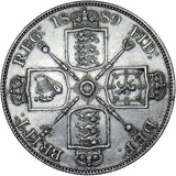 1889 Double Florin - Victoria British Silver Coin - Very Nice