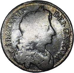 1673 Halfcrown - Charles II British Silver Coin