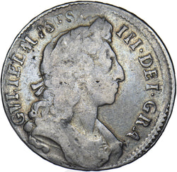 1696 Halfcrown (Double Struck) - William III British Silver Coin