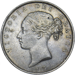 1883 Halfcrown - Victoria British Silver Coin - Very Nice
