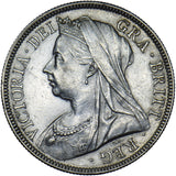 1898 Halfcrown - Victoria British Silver Coin - Very Nice