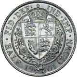 1901 Halfcrown - Victoria British Silver Coin - Very Nice