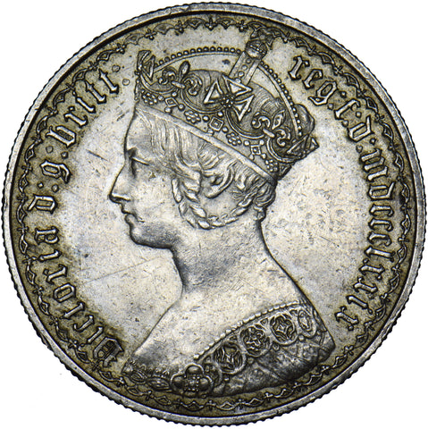 1879 Florin - Victoria British Silver Coin - Very Nice