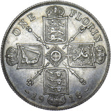 1918 Florin - George V British Silver Coin - Nice