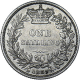 1837 Shilling - William IV British Silver Coin - Nice