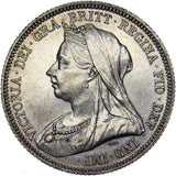 1893 Shilling - Victoria British Silver Coin - Very Nice