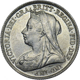 1894 Shilling - Victoria British Silver Coin - Very Nice