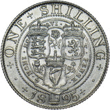 1895 Shilling (Small rose) - Victoria British Silver Coin