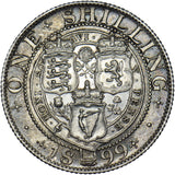 1899 Shilling - Victoria British Silver Coin - Superb