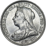 1900 Shilling - Victoria British Silver Coin - Very Nice