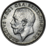 1911 Shilling - George V British Silver Coin - Very Nice