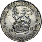 1911 Shilling - George V British Silver Coin - Very Nice