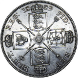 1889 Double Florin - Victoria British Silver Coin - Very Nice