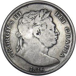 1816 Halfcrown - George III British Silver Coin