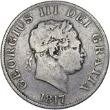 1817 Halfcrown - George III British Silver Coin