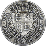 1898 Halfcrown - Victoria British Silver Coin