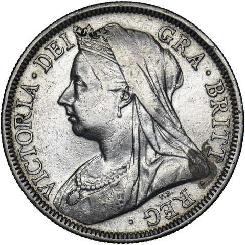 1901 Halfcrown - Victoria British Silver Coin