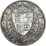 1901 Halfcrown - Victoria British Silver Coin