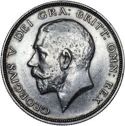 1911 Halfcrown - George V British Silver Coin - Very Nice