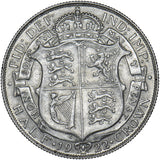 1922 Halfcrown - George V British Silver Coin - Nice
