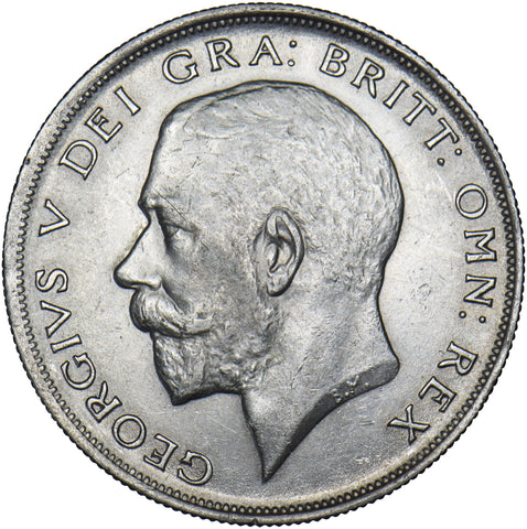 1924 Halfcrown - George V British Silver Coin - Very Nice