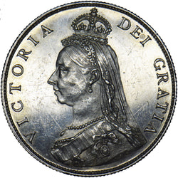 1887 Florin - Victoria British Silver Coin - Very Nice