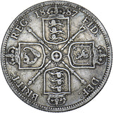 1887 Florin - Victoria British Silver Coin