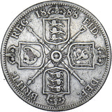 1888 Florin - Victoria British Silver Coin