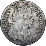 1684 Sixpence - Charles II British Silver Coin