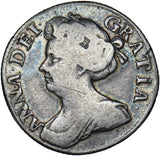 1711 Sixpence - Anne British Silver Coin
