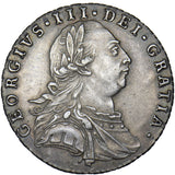 1787 Sixpence - George III British Silver Coin - Very Nice