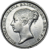 1839 Sixpence - Victoria British Silver Coin - Nice