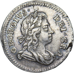 1727 Maundy Fourpence - George I British Silver Coin - Very Nice