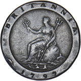 1797 Twopence - George III British Copper Coin