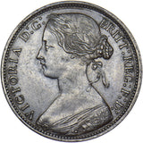 1861 Penny - Victoria British Bronze Coin - Very Nice
