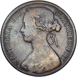 1871 Penny - Victoria British Bronze Coin