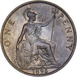 1895 Penny - Victoria British Bronze Coin - Very Nice