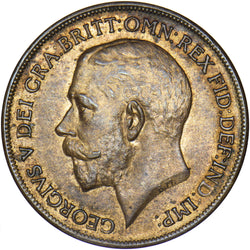 1920 Penny - George V British Bronze Coin - Superb