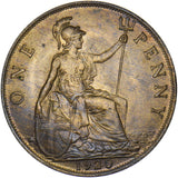 1920 Penny - George V British Bronze Coin - Very Nice