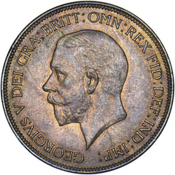 1931 Penny - George V British Bronze Coin - Very Nice