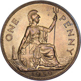 1939 Penny - George VI British Bronze Coin - Superb