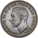 1951 Penny - George VI British Bronze Coin - Very Nice