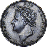 1828 Farthing - George IV British Copper Coin - Nice